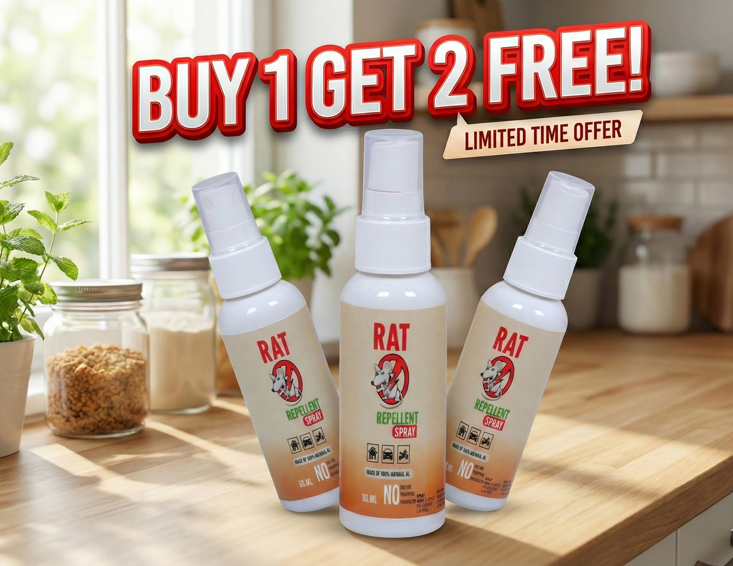 Rat Repellent Spray | 🔥BUY 1 GET 2 FREE🔥